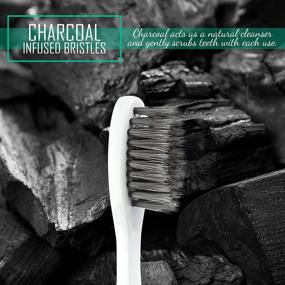 img 3 attached to 6 Pack Charcoal Folding Travel Toothbrush With Soft Bristles For Sensitive Gums