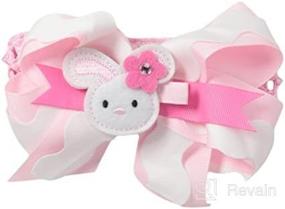 img 3 attached to Mud Pie Baby Girls Newborn Headband Baby Care ~ Hair Care