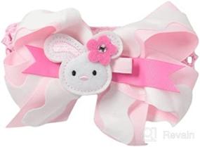 img 4 attached to Mud Pie Baby Girls Newborn Headband Baby Care ~ Hair Care