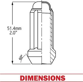 img 3 attached to 14X1 5 Lug Nuts Black Spline Tires & Wheels ~ Accessories & Parts