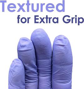 img 1 attached to 🧤 Innovative Haus Large Nitrile Gloves - Powder-Free, Latex-Free, Disposable Gloves - Non-Sterile, Food-Safe, Textured, Indigo Color - Box of 100 NGLG