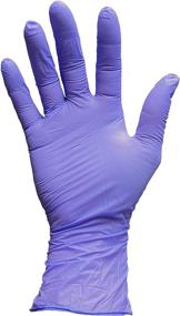 img 4 attached to 🧤 Innovative Haus Large Nitrile Gloves - Powder-Free, Latex-Free, Disposable Gloves - Non-Sterile, Food-Safe, Textured, Indigo Color - Box of 100 NGLG