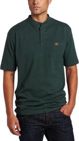 img 3 attached to Wrangler Workwear Sleeve Oatmeal Heather Men's Clothing ... Shirts