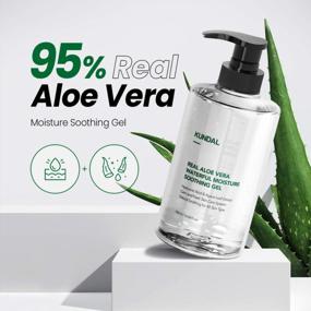 img 3 attached to Kundal Real Aloe Vera Waterful Moisture Soothing Gel 16.9 Fl.Oz(500Ml) Pack Of 2