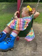 img 1 attached to 👟 Durable and Waterproof Lace Up Shoes for Active Toddler Boys - DADAWEN review by Darrion Hudson