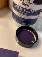 img 1 attached to FolkArt Milky White Milk Paint - Assorted Colors, 6.8 Oz Bottle For All Your DIY Needs review by Cindy Lloyd