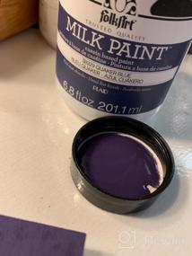 img 6 attached to FolkArt Milky White Milk Paint - Assorted Colors, 6.8 Oz Bottle For All Your DIY Needs