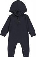 0-12 months newborn baby boy hoodie romper bodysuit jumpsuit - walsoner logo