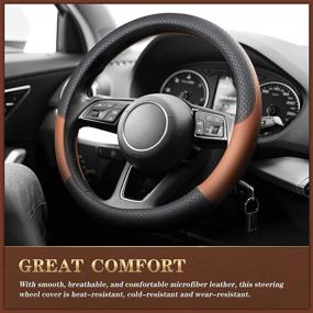 img 2 attached to Knodel Auto Car Steering Wheel Cover
