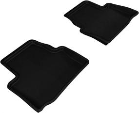 img 4 attached to 3D MAXpider 2013-2019 Cadillac ATS/ATS-V Kagu 2Nd Row Floormats - Black (L1CD00621509)