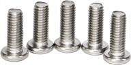m6-1.0 x 16 mm button head socket cap screws, iso7380, 18-8 stainless steel, allen hex drive by fullerkreg, quantity 25, come in a plastic case logo