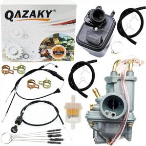 img 4 attached to Upgrade Your Yamaha Y-Zinger PW50 With QAZAKY Carburetor Throttle Cable And Filter Kit