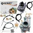 upgrade your yamaha y-zinger pw50 with qazaky carburetor throttle cable and filter kit logo