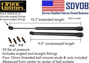 img 3 attached to Truck Upfitters Extended Compressed MEASUREMENT Replacement Parts at Shocks, Struts & Suspension