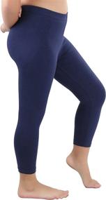 img 3 attached to ToBeInStyle Girls Fitted Length Leggings Girls' Clothing : Leggings