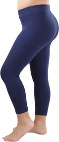 img 1 attached to ToBeInStyle Girls Fitted Length Leggings Girls' Clothing : Leggings