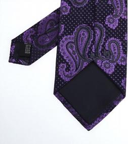 img 1 attached to Классический мужской модный комплект из шелкового галстука с носовым платком и запонками от Epoint - идеально подходит для стильного образа!