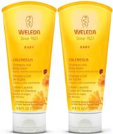 🌼 calendula shampoo and body wash by weleda логотип