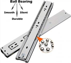 img 2 attached to 15 Pairs Of Gobrico 14-Inch Full Extension Soft Close Ball Bearing Drawer Slides With 3 Folds And Brackets