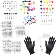 💎 jovivi 126 pieces piercing eyebrow jewelry set logo