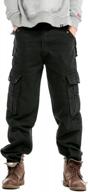 idopy men`s loose fit motorcycle multi-pockets спецодежда джинсовые джинсы-карго размера плюс логотип