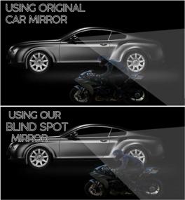 img 1 attached to Adjustable Square Mirrors For Blind Spot By Zone Tech - 2-Pack Premium Quality Stick-On Side Mirrors For Cars, Trucks, Motorcycles And Snowmobiles