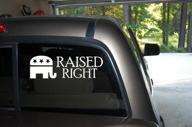 🚗 premium quality raised right vinyl decal for cars, trucks, and windows (2.7" x 8.5") логотип