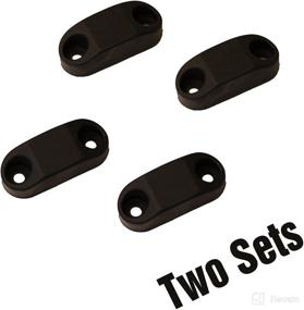 img 2 attached to 🚪 Hamilton Bowes RV & Trailer Magnetic Door/Baggage Door Catch - #1 Strongest Camper Accessory (2-Pair), Black Plastic