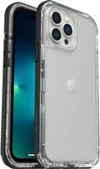 чехол lifeproof next series для iphone 13 pro max и 12 pro max — черный кристалл (прозрачный/черный): максимальная защита и стиль! логотип