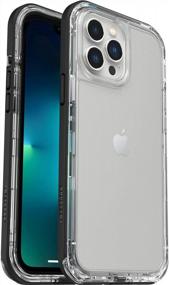 img 4 attached to LifeProof NEXT SERIES Case For IPhone 13 Pro Max & 12 Pro Max - BLACK CRYSTAL (CLEAR/BLACK): Ultimate Protection And Style!