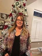 img 1 attached to Sparkle And Shine In KANCY KOLE Women'S Sequin Jacket - S-2XL! review by Toledo Barringer