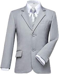 img 3 attached to Formal Suits Pieces Complete Outfit Boys' Clothing : Suits & Sport Coats