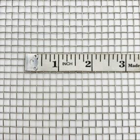 img 2 attached to Stainless Steel Wire Mesh Sheet: 5 Mesh, 11.8"X23.6" For Durable DIY Projects