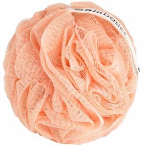 img 1 attached to 3-Pack MainBasics Bath Shower Loofah Sponge Pouf Body Wash Scrubbers