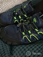 img 1 attached to ASHION Lightweight Breathable Trekking Sneakers for Boys review by Scott Holland