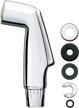 kitchen sink sprayer head replacement - houtinmaan chrome faucet nozzle attachment logo