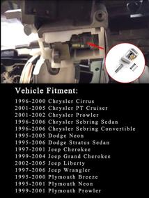 img 3 attached to 🔧 Ignition Switch Actuator Pin Replacement for Wrangler, Grand Cherokee, Liberty, Neon, PT Cruiser - Fits 1997-2006 Wrangler, 1999-2004 Grand Cherokee, 02-07 Liberty, 1995-2005 Neon - Part Numbers 4690492AB, 4664099, 4690493