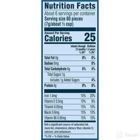 img 2 attached to 🍑 Gerber Peach Puffs Cereal Snack - Pack of 6, 1.48 oz