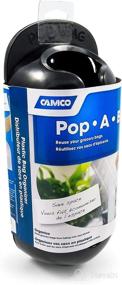 img 2 attached to Camco Pop-A-Bag Plastic Bag Dispenser - Efficiently Store and Reuse Plastic Grocery Bags, Conveniently Organize and Save Space in Your Kitchen (Black) (57065)