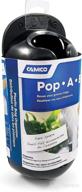 camco pop-a-bag plastic bag dispenser - efficiently store and reuse plastic grocery bags, conveniently organize and save space in your kitchen (black) (57065) логотип