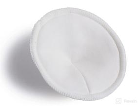img 2 attached to 🍼 Pack of 10 PureTree Organic Cotton Reusable Nursing Pads - 4.5" Diameter for Breastfeeding