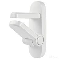 childproof door lever lock - prevent toddlers from opening doors safely with easy one hand operation! superior abs material & damage-free 3m adhesive - ultimate child safety door handle lock, 1 pack logo