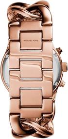 img 2 attached to 🌹 Stylish and Stunning: Michael Kors Women's Runway Rose Gold-Tone Watch MK3247