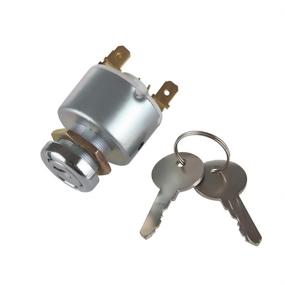 img 2 attached to 🔑 Lucas Waterproof Ignition Key Starter Switch - 31973K4183 SPB501, 551508G (3 Position, 5 Terminal Wire) with 2 Keys - Ideal for Cars, Motorcycles, Boats, Tractors, Trailers, Diggers, Agriculture