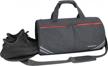 ultimate gym bag for men and women - canway 30l duffel with wet pocket, shoe compartment, and multi utility pouches in sleek black design logo