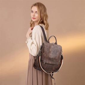 img 3 attached to OPAGE Colorful Convertible Multipurpose Women's Handbags & Wallets: Truly Fashionable Backpacks