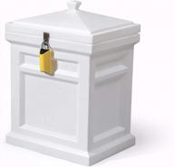 защитите свои поставки с коробкой для доставки пакетов step2 deluxe: estate white с boxlock и комплектом yard для максимальной защиты логотип