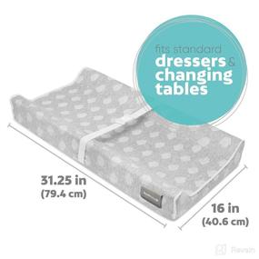 img 3 attached to 👶 Jool Baby Contoured Changing Pad: Waterproof, Non-Slip & Cozy Matress Cover for Ultimate Comfort & Cleanliness