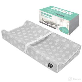 img 4 attached to 👶 Jool Baby Contoured Changing Pad: Waterproof, Non-Slip & Cozy Matress Cover for Ultimate Comfort & Cleanliness