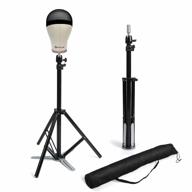 transform your hairdressing skills with hyoujin's adjustable heavy-duty metal tripod stand and carry bag logo